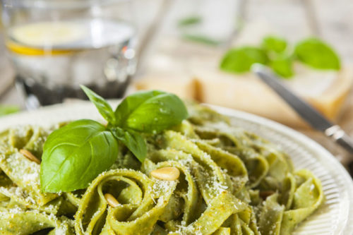 Garden Linguine with Ricotta Cheese